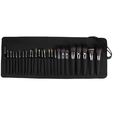 high-end quality 25pccs Cosmetics Makeup Brush set with black handle