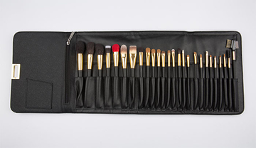 high-end quality 26pccs Cosmetics Makeup Brush set with black handle